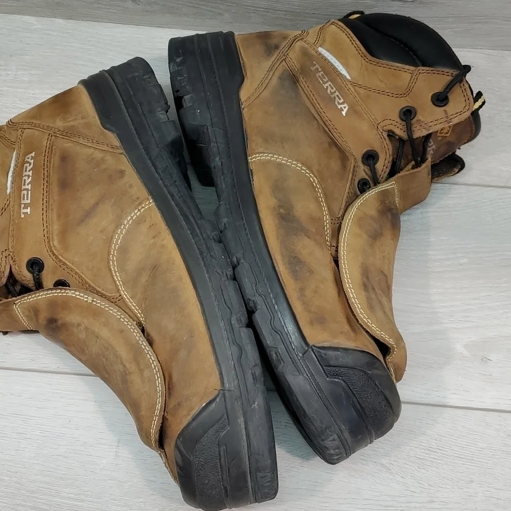 Terra Mens Work Safty Welding Boots shoes sz 12